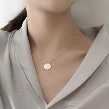 Load image into Gallery viewer, Round Pendant Necklace