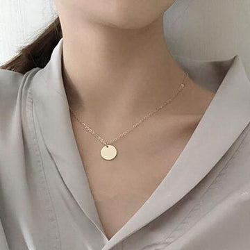 Round Pendant Necklace