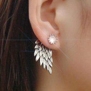 Angel Wing Stud Earrings