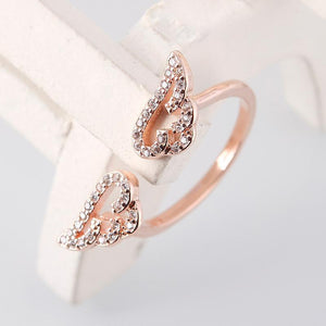 Angel Wings Adjustable Ring