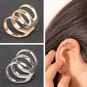 U-Shaped Clip Earrings