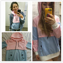 Load image into Gallery viewer, Two Tone Patchwork Hoodie