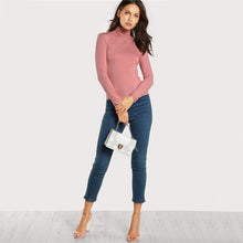 Load image into Gallery viewer, Solid Stand Collar Shirt