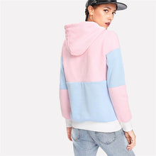 Load image into Gallery viewer, Two Tone Patchwork Hoodie