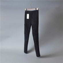 Load image into Gallery viewer, Elastic Suede Pants