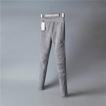 Load image into Gallery viewer, Elastic Suede Pants