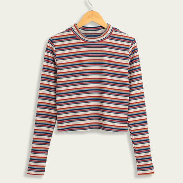 Striped Long Sleeve Sweater