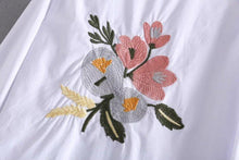 Load image into Gallery viewer, Floral &amp; Bow Tie Blouse