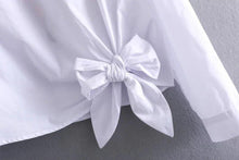 Load image into Gallery viewer, Floral &amp; Bow Tie Blouse