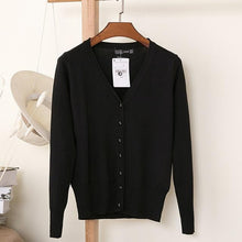 Load image into Gallery viewer, Solid V-Neck Sweater