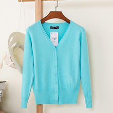 Load image into Gallery viewer, Solid V-Neck Sweater