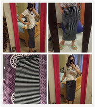 Load image into Gallery viewer, Long Striped Skirt