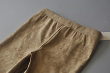 Load image into Gallery viewer, Elastic Suede Pants