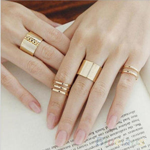Knuckle Rings Set (3 Pieces)