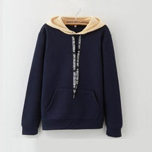 Load image into Gallery viewer, Solid Patchwork Hoodie