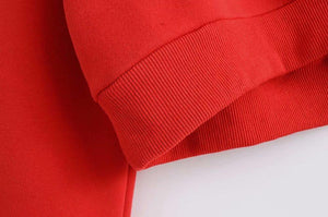 ROSE Zip-Up Collar Sweatshirt