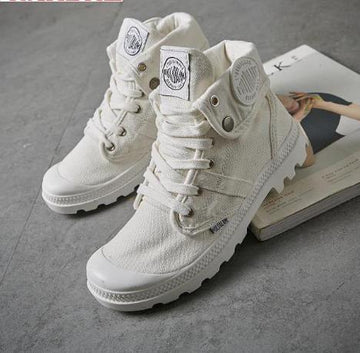 High Top Canvas Sneakers