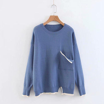 Shredded Pocket Sweater