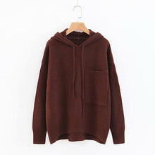 Load image into Gallery viewer, Solid Hooded Sweater