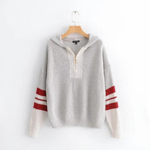 Load image into Gallery viewer, Striped Sweater Hoodie