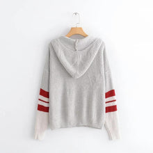 Load image into Gallery viewer, Striped Sweater Hoodie