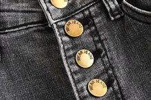 Load image into Gallery viewer, Button-Up Elastic Jeans