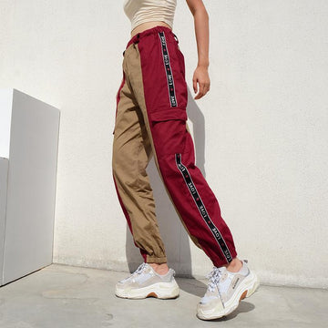 Cargo Elastic Waist Pants