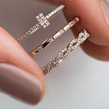 Load image into Gallery viewer, CZ Rings Set