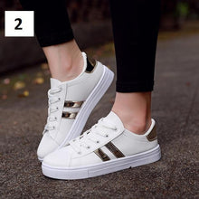 Load image into Gallery viewer, Striped Breathable Sneakers