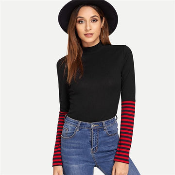 Striped Sleeve Shirt