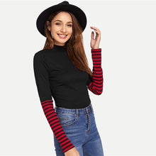 Load image into Gallery viewer, Striped Sleeve Shirt