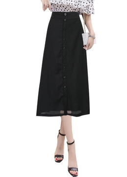High Waist Midi Skirt