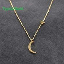 Load image into Gallery viewer, Star &amp; Moon Necklace