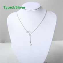 Load image into Gallery viewer, Star &amp; Moon Necklace
