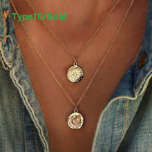 Load image into Gallery viewer, Star &amp; Moon Necklace