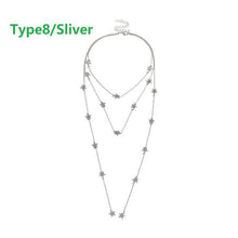 Load image into Gallery viewer, Star &amp; Moon Necklace