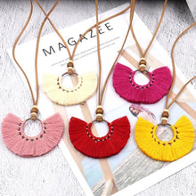 Load image into Gallery viewer, Boho Tassel Necklace