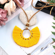 Load image into Gallery viewer, Boho Tassel Necklace