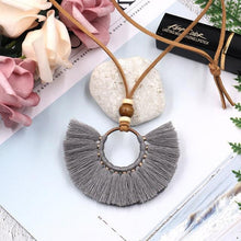 Load image into Gallery viewer, Boho Tassel Necklace