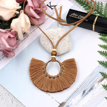 Load image into Gallery viewer, Boho Tassel Necklace