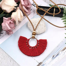 Load image into Gallery viewer, Boho Tassel Necklace