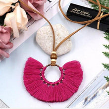Load image into Gallery viewer, Boho Tassel Necklace