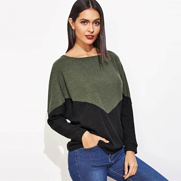 Two Tone Long Sleeve Shirt