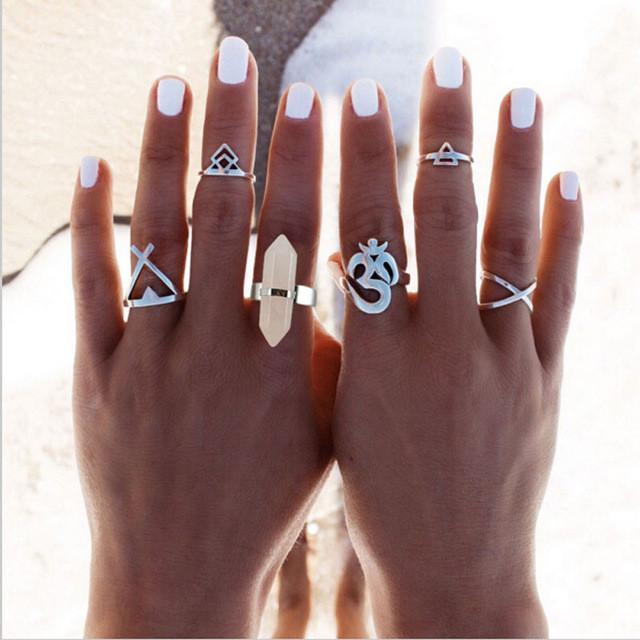 6 Piece Set Rings