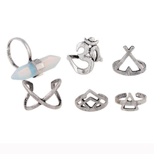 6 Piece Set Rings