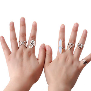 6 Piece Set Rings