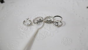 8 Piece Set Rings