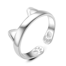 Load image into Gallery viewer, Cat Paw Ring (Size Adjustable)