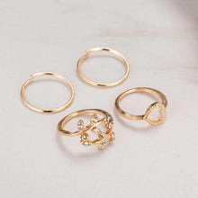 Load image into Gallery viewer, Gold &amp; Silver Rings (4 Piece Set)