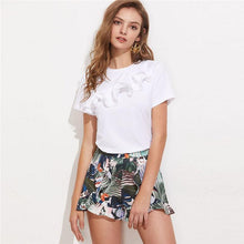 Load image into Gallery viewer, Ruffled Crop T-Shirt